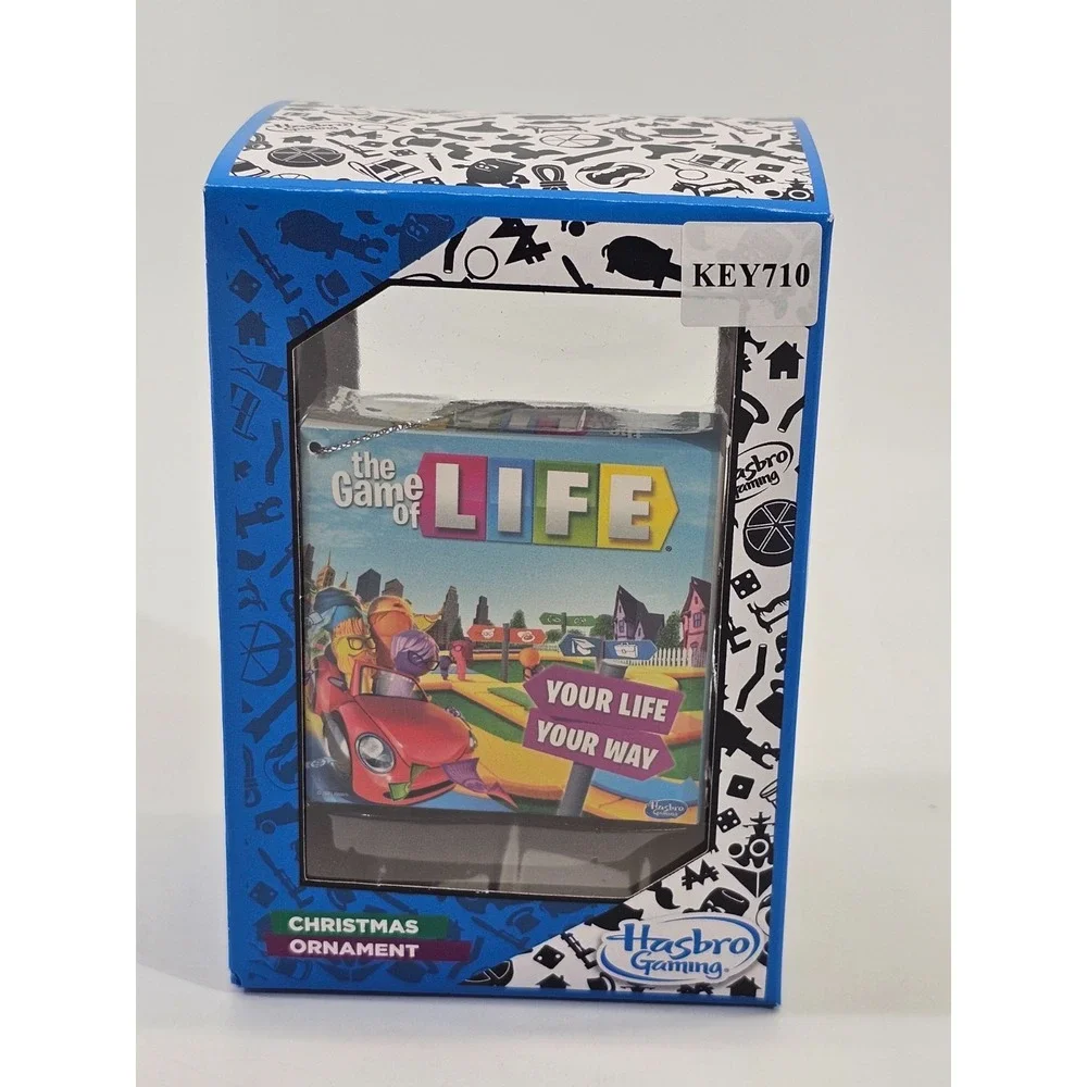 Kurt S Adler Christmas Tree Ornament Hasbro Board Games The Game of Life NEW NIB